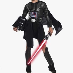 Rubie's Star Wars Classic Child's Deluxe Darth Vader Dress & Mask, Large